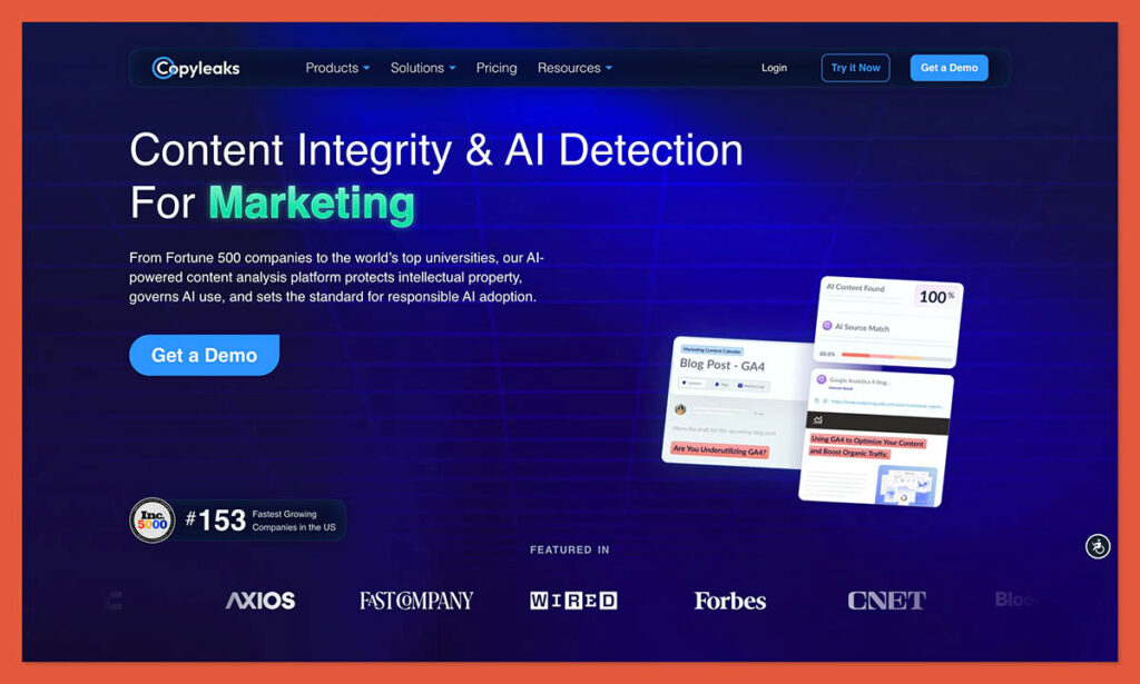 Copyleaks homepage